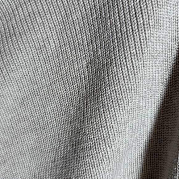 Tart Collections Beige 100% Merino Wool Open Cardigan Sweater M/L - Picture 7 of 7